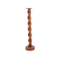 Twisted Wood Candlestick