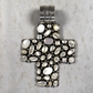 Large Square Cross Pendant with Mother of Pearl Inlay by Rocki Gorman