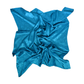 Aqua Cowboy Logo Jacquard Silk Wild Rag