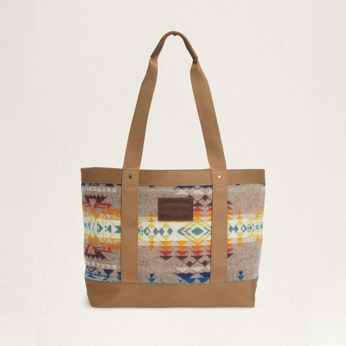 Pendleton Highland Peak Zip Tote - Tan Multi