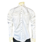 Rockmount Men's Vintage Tooling Embroidered White-on-White Western Shirt