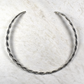 Hand Woven Sterling Silver Twist Collar Necklace by Elaine Tahe