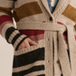 Pendleton Women's Camp Stripe Cardigan - Ivory Stripe Multi