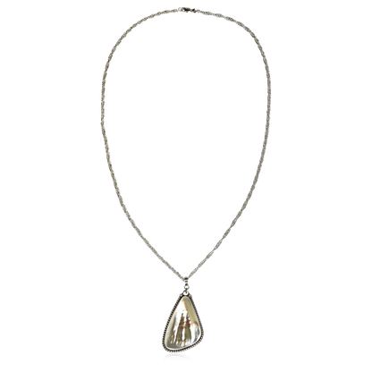 High Grade Mother of Pearl Pendant Necklace by Bill Yellowmule