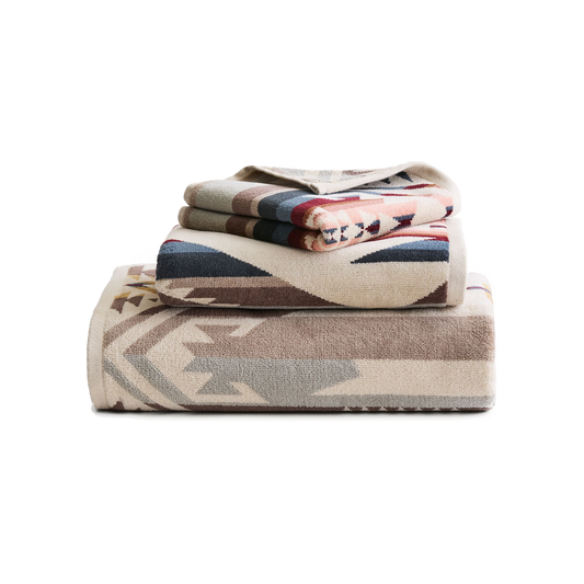 White Sands 3 Piece Towel Set - Tan