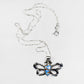 Larimar Butterfly Cutout Necklace