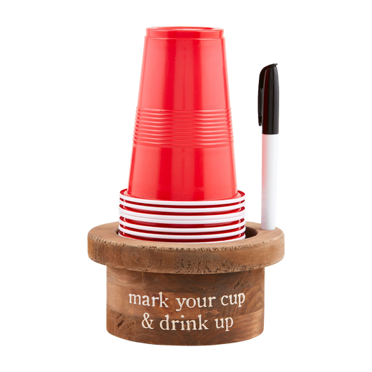 Disposable Cup and Marker Set