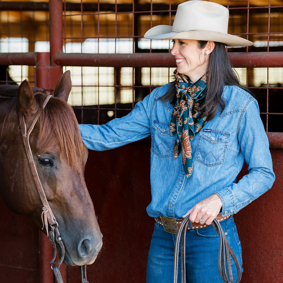 Fringe "Cattleman" Silk Ranchi Rag™