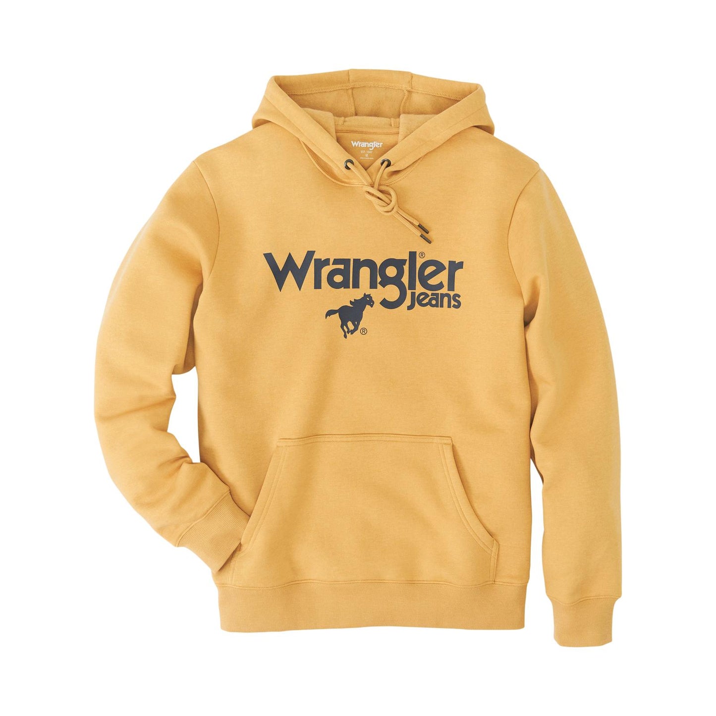 Wrangler Men's Horse Graphic Logo Pullover Hoodie - Pale Gold