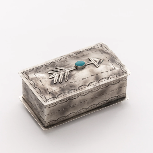 Arrow and Turquoise Stamped Box