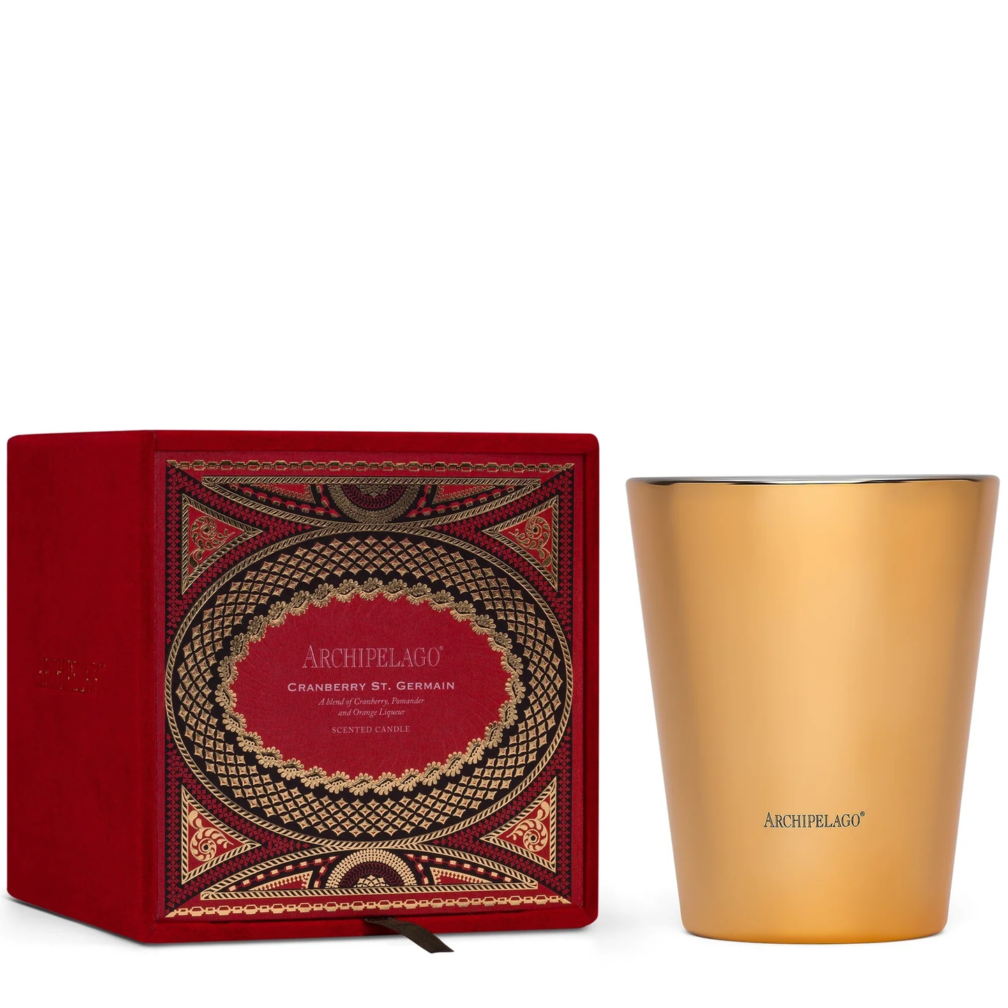 Archipelago Cranberry St. Germain Mantel Candle