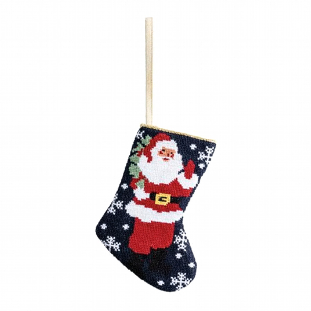 Needle Point Stocking Ornament
