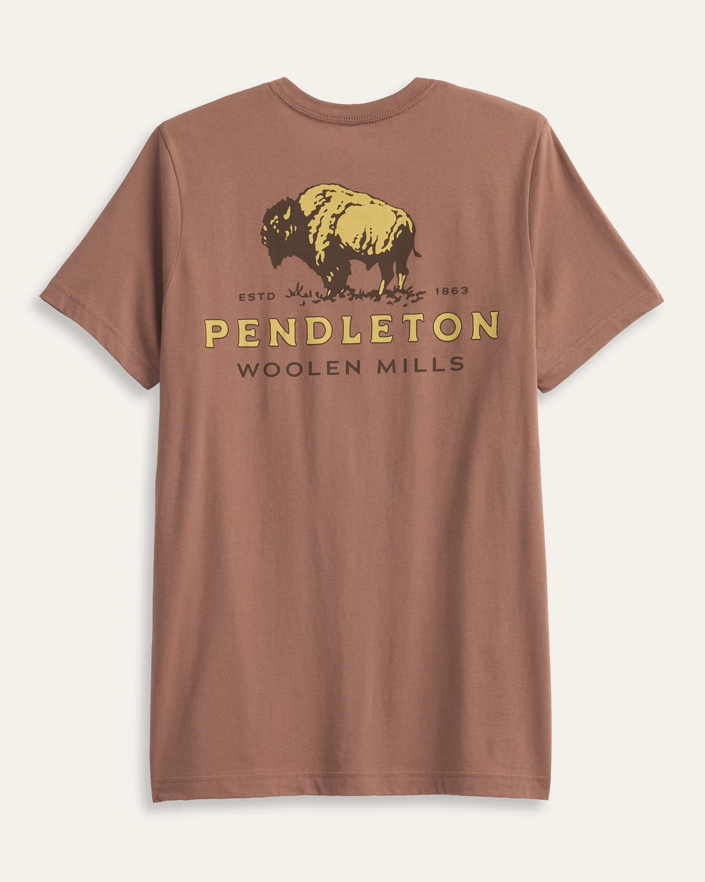 Pendleton Men's Short-Sleeve Vintage Bison Graphic Tee