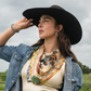 Fringe "Turning Point" by Dolan Geiman Silk Wild Rag