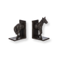 Cast Iron Horse Bookends - Set of 2