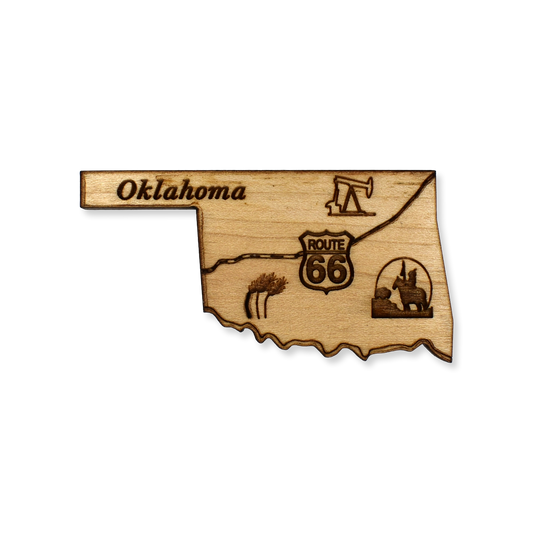 Route 66 Oklahoma State Magnet
