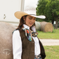 Fringe "Broken Spoke" by Dolan Geiman Silk Wild Rag