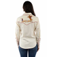 Women's Scully Cattle Roper Embroidered Pearl Snap Cream/Red