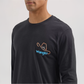 Wrangler Men's Long Sleeve Neon Cowboy Back Graphic Tee - Jet Black