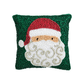 Beaded Cotton Christmas Mini Pillow