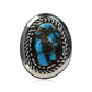 Bisbee Turquoise Stack Mount Ring by Toney Mitchell