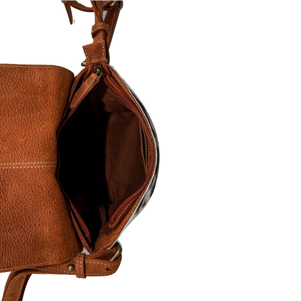 Westward Tasseled Leather Hairon Bag