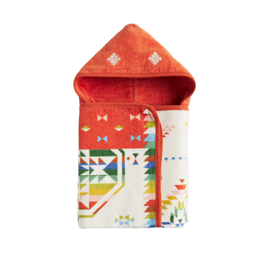 Pendleton Wild Blooms Hooded Baby Towel