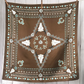 Fringe "Squash Blossomed" Silk Wild Rag