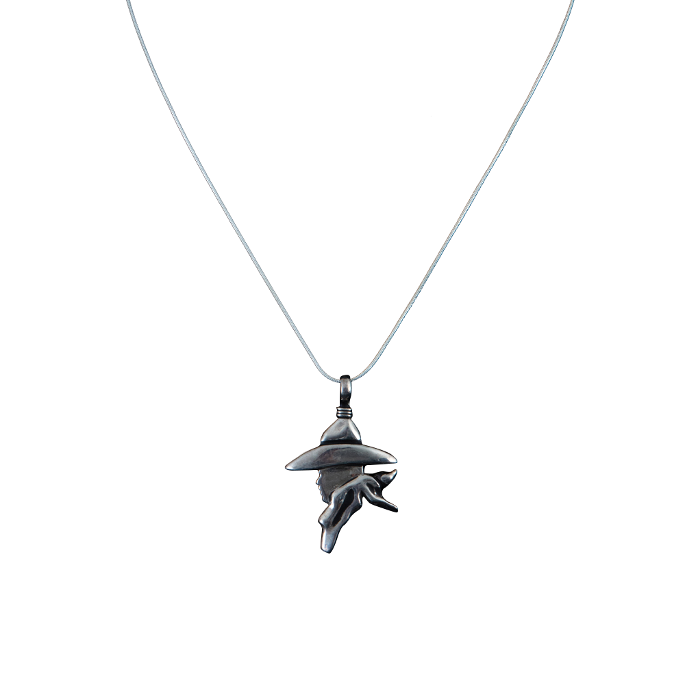 Coreen Cordova "Cowboy Silhouette" Triple-Plated Pendant