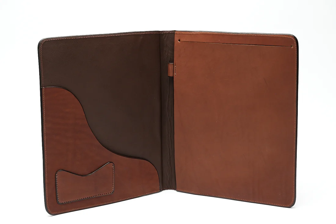 Texas Saddlery Spider Stamped Leather Notebook