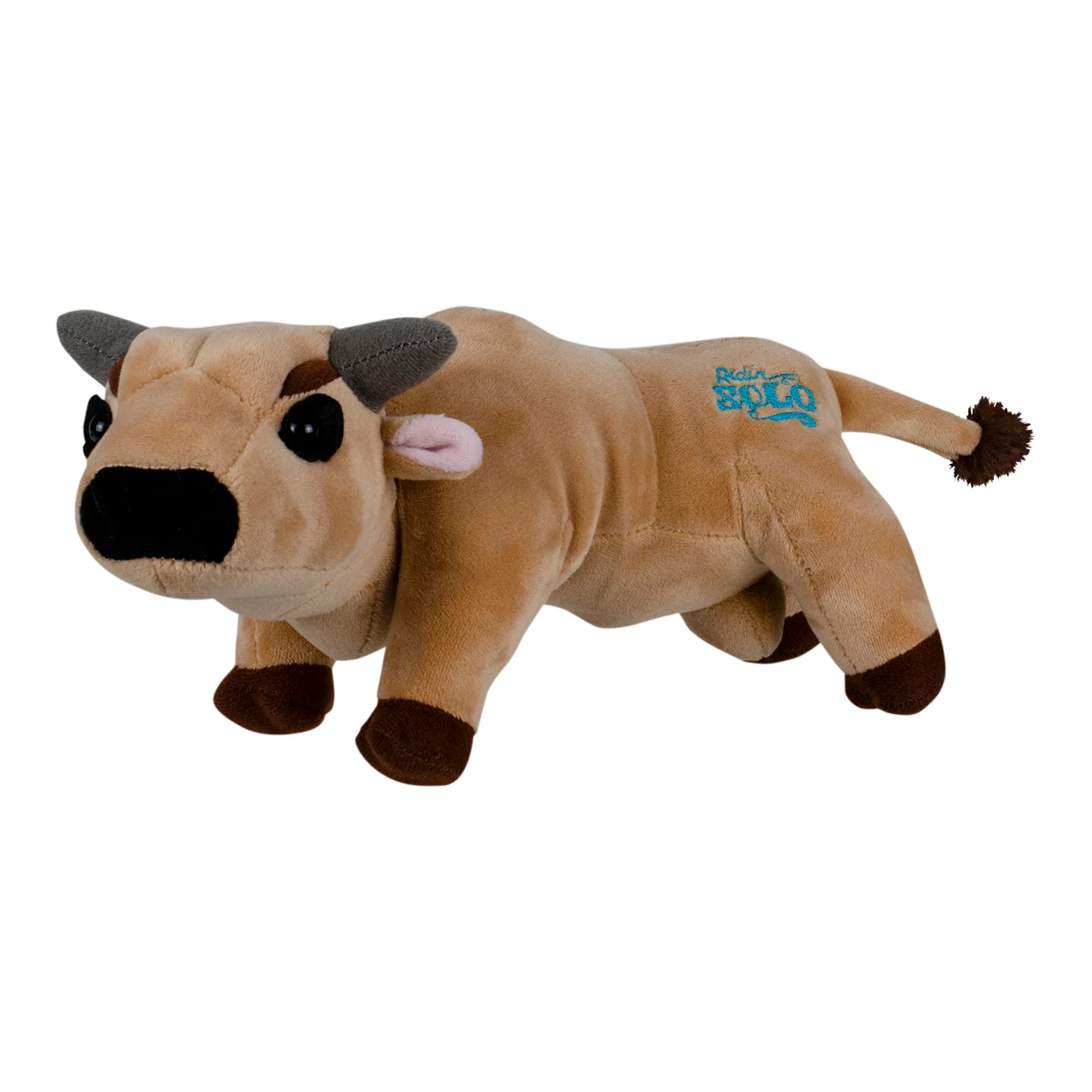 Ridin' Solo Brown Bull Plushie