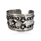Starry Stamped Silver Cuff by Rocki Gorman