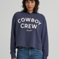 Wrangler Women's Cowboy Crew Cropped Hoodie