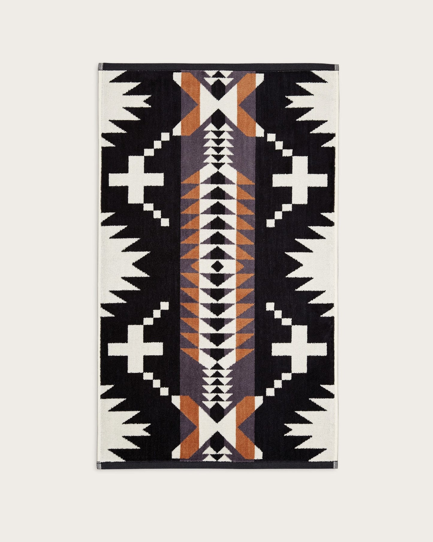 Pendleton Spider Rock 3 Piece Towel Set - Black/White