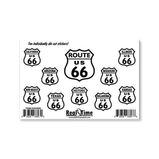 Route 66 Die Cut Sticker Pack