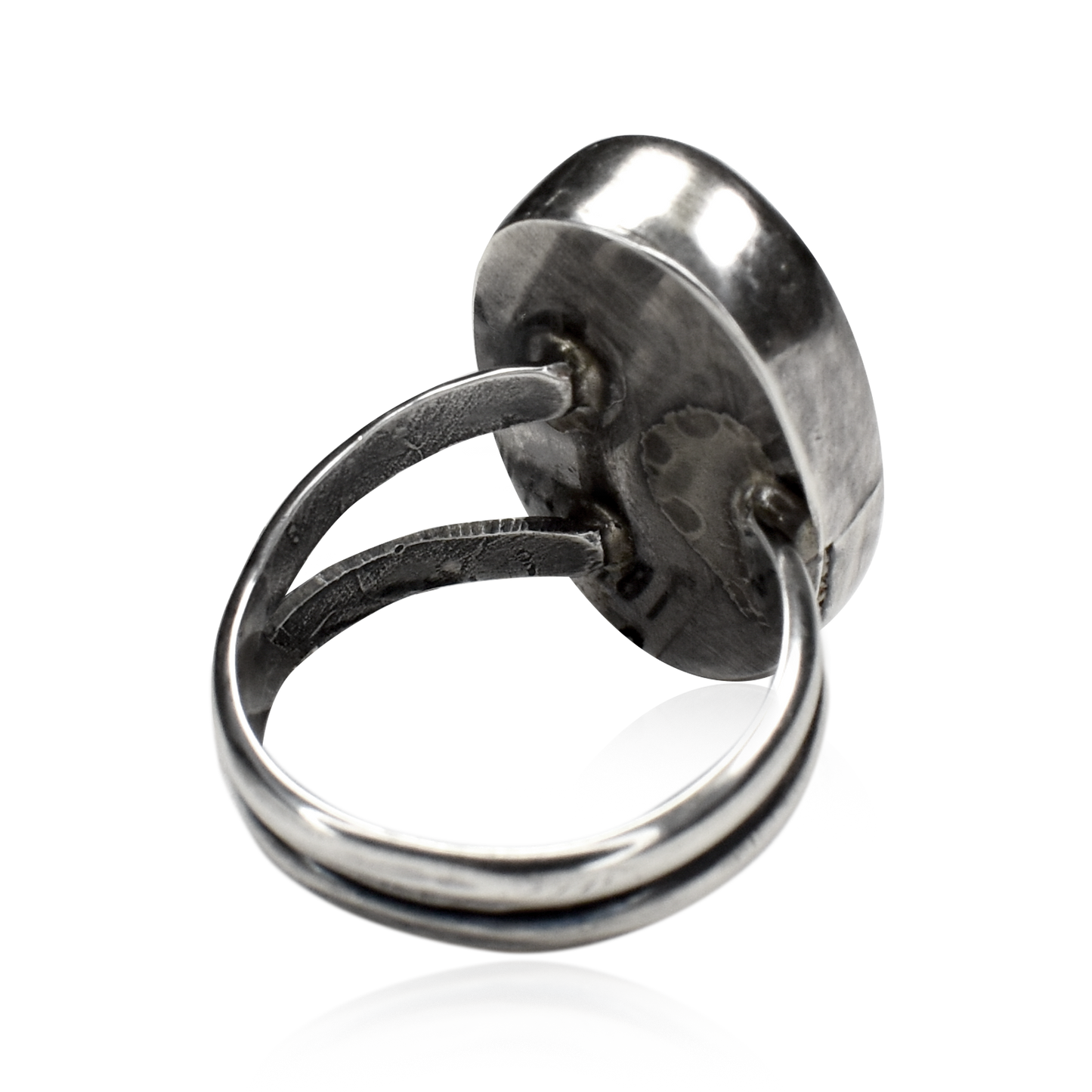 Oval Pink Conch Shell Ring by Teller Indian Jewelry