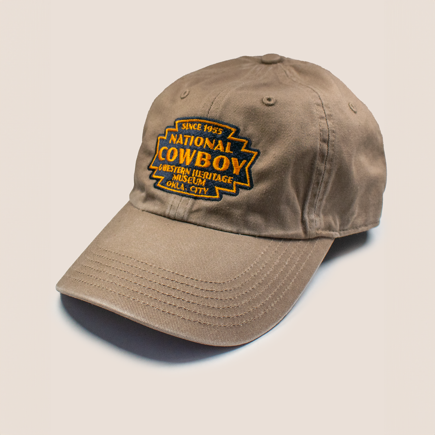 NCWHM Native Logo Embroidered Dad Hat - Driftwood