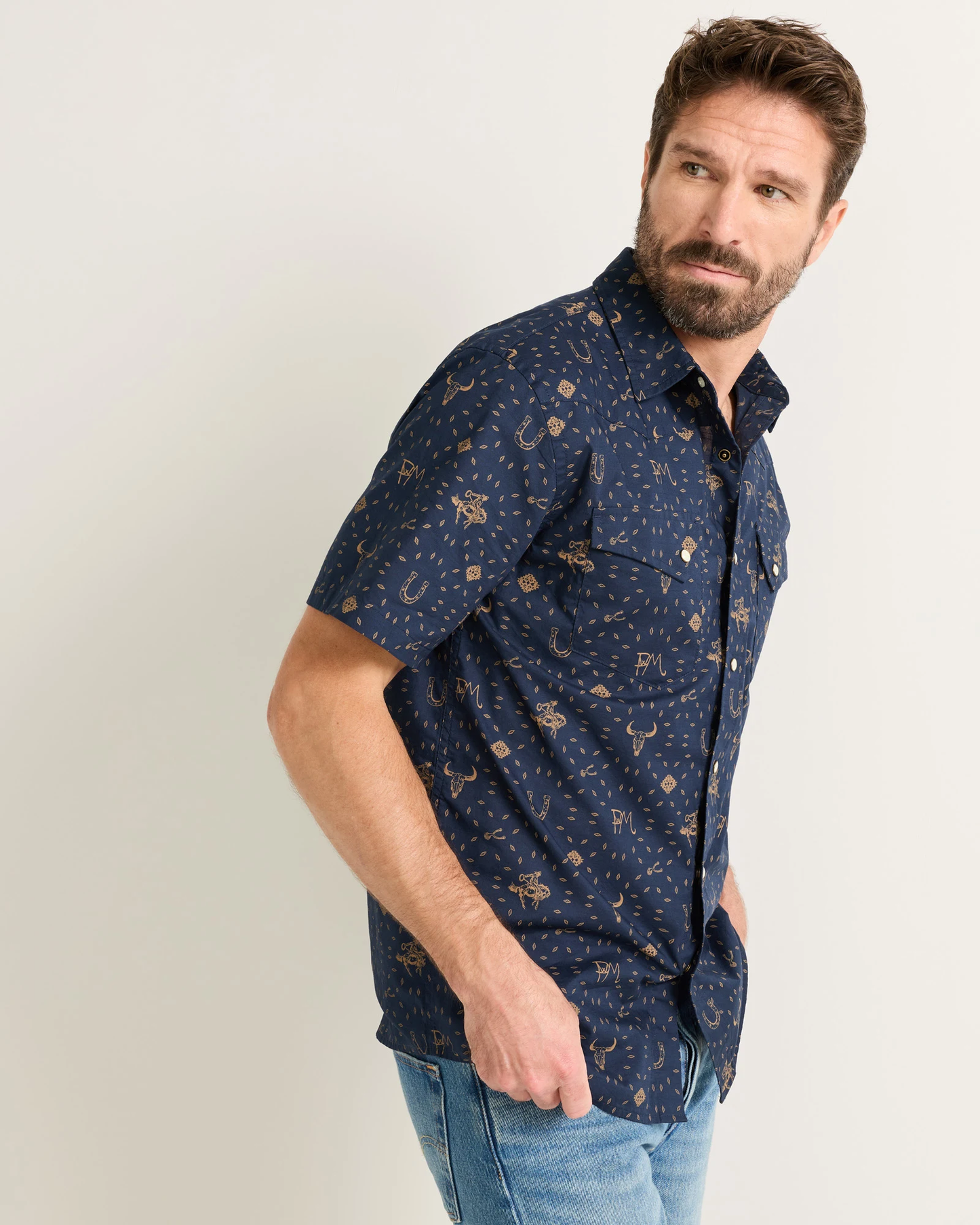 Pendleton Men's Short-Sleeve Laramie Snap-Front Shirt