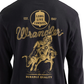 Wrangler Men's Long Live Cowboys Pullover Crew Neck Long Sleeve Shirt - Graphite