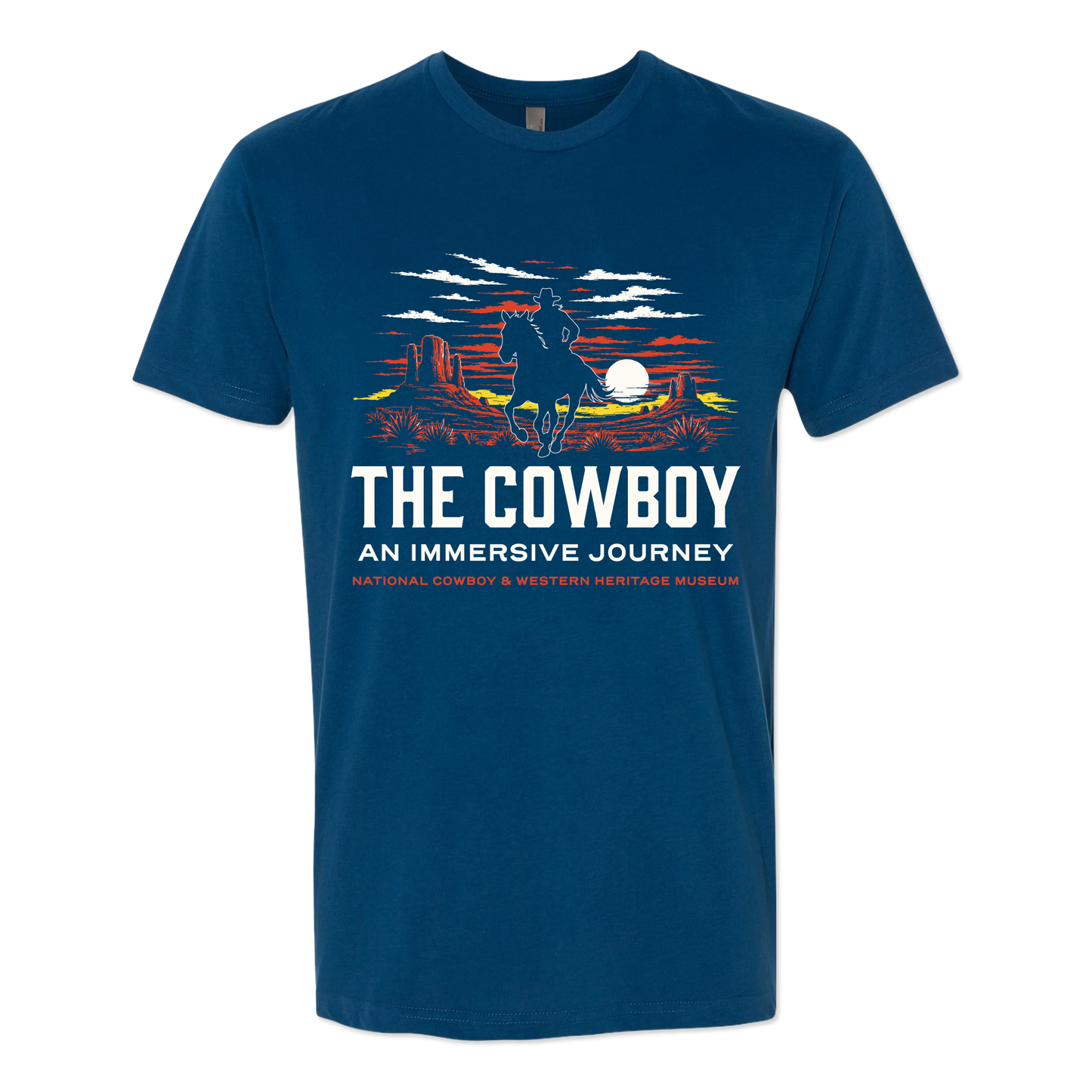 The Cowboy: An Immersive Journey Short Sleeve Front Graphic Tee