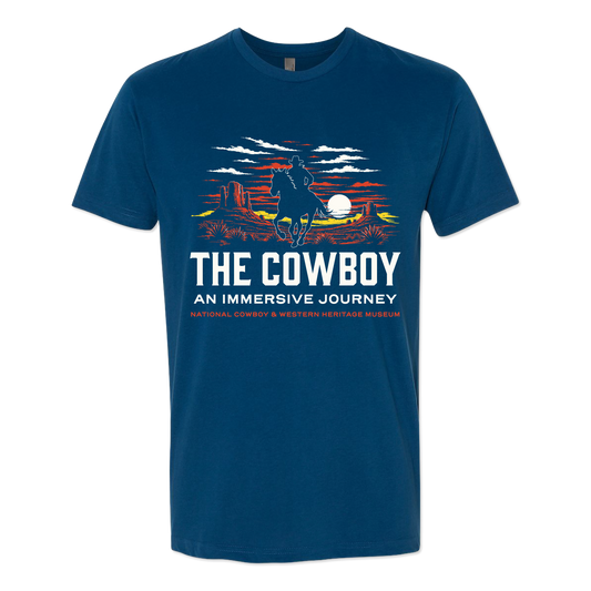 The Cowboy: An Immersive Journey Short Sleeve Front Graphic Tee