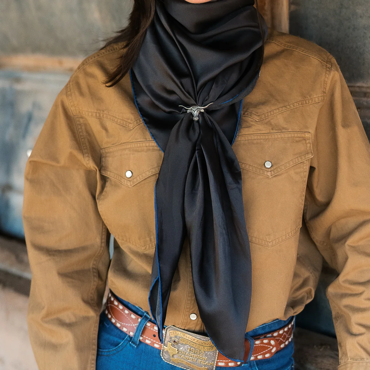 Fringe "Angus" Silk Ranchi Rag™