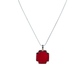 Coreen Cordova Red Paths Crossing Pendant