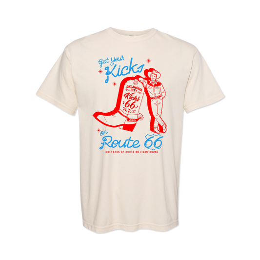 Kicks 66 Red White & Blue Graphic Heavyweight Tee