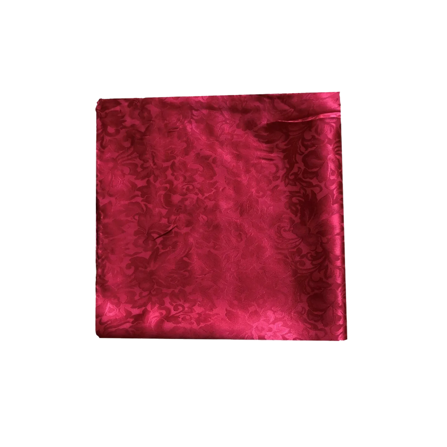 Red Jacquard Silk Wild Rag