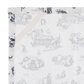 Western Toile Print Tea Towel