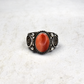 Scrolled Oval Spiny Oyster Ring by Lawrence Baca