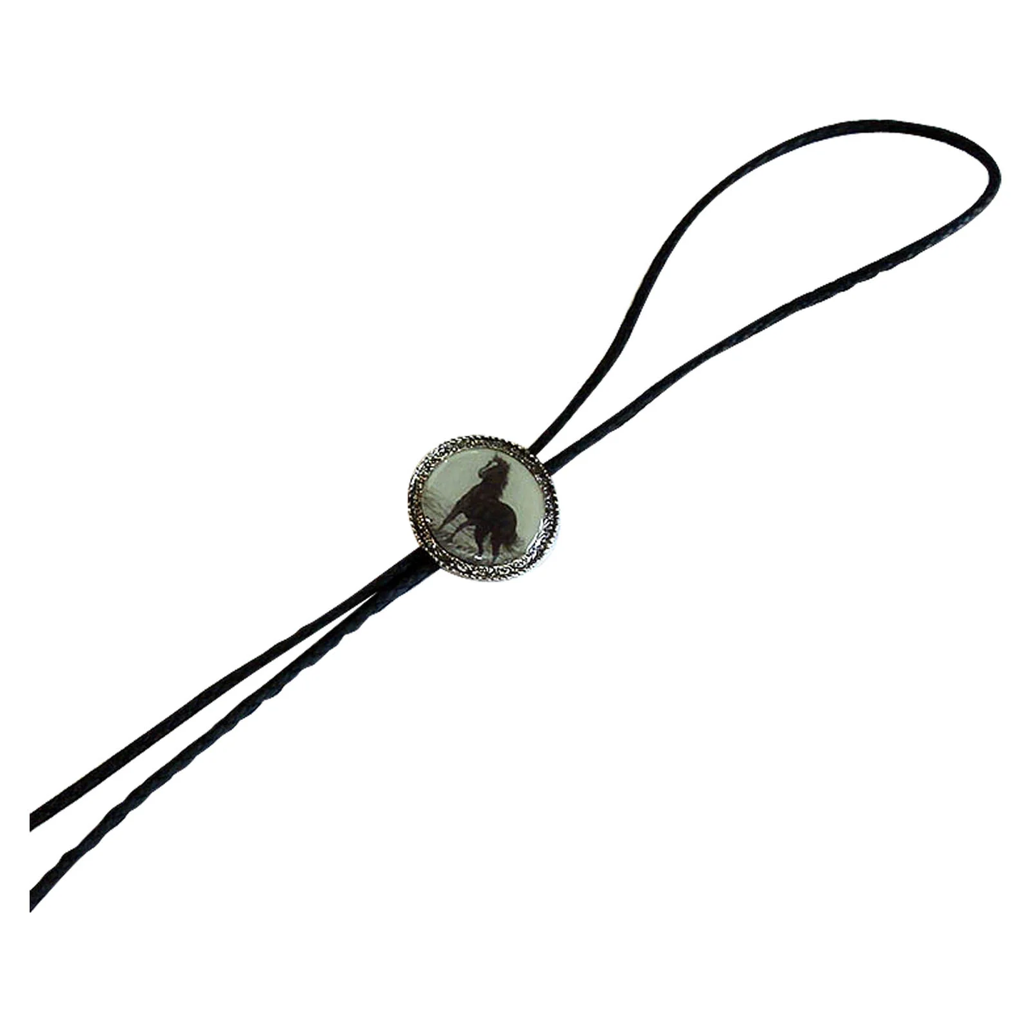 Rockmount Silver Mountain Mustang Western Bolo Tie