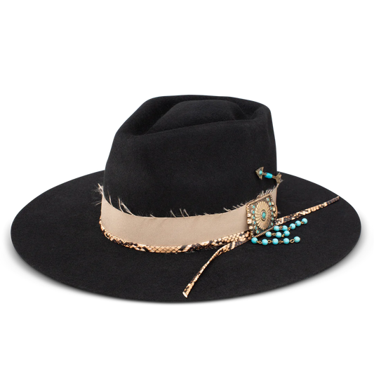 Lainey Wilson x Charlie 1 Horse "Lucky Me" Black Cowboy Hat