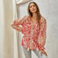 Alessandra Boho Embroidered Top